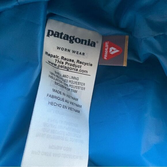 Patagonia Men XS Nano Puff Pullover Blue 1/4 PrimaLoft 84022 Jimmy Fallon NWT - Picture 9 of 11